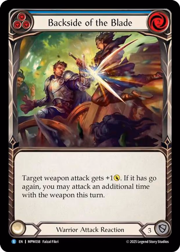 Backside of the Blade (Blue) - Rare (MPW038)