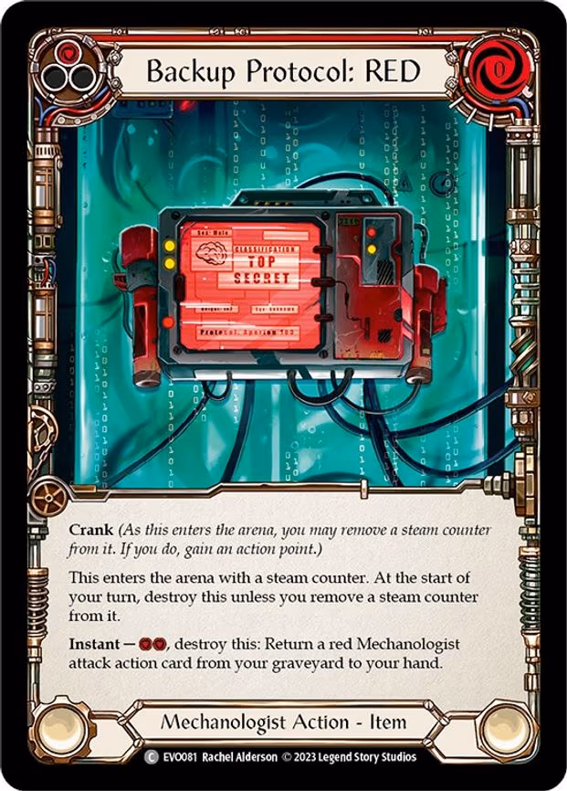 Backup Protocol: RED