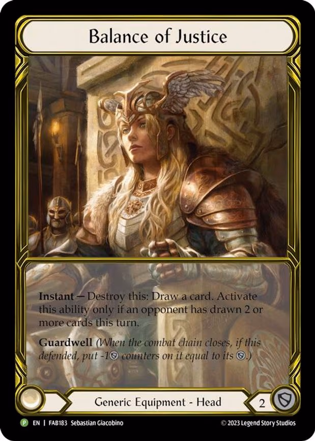 Balance of Justice (Golden) - Promo (FAB183)