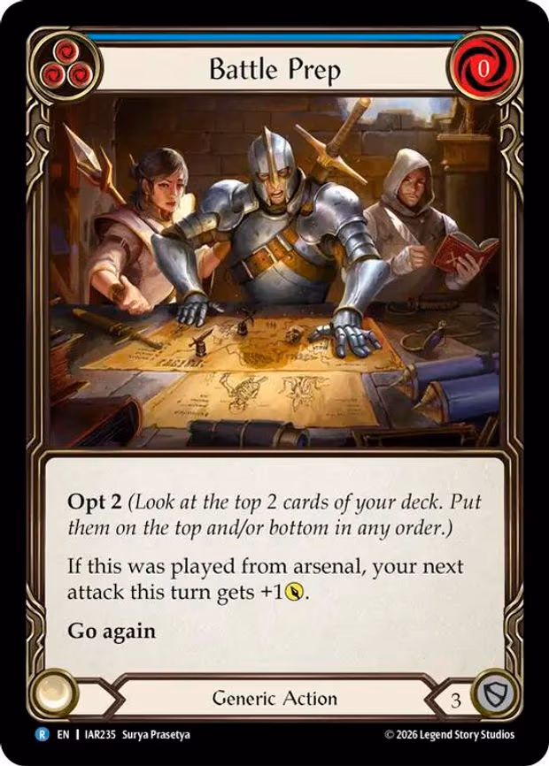 Battle Prep (Blue) - Rare (IAR235)
