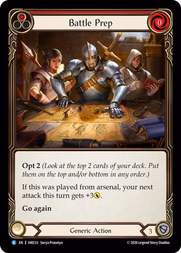 Battle Prep (Red) - Rare (IAR233)