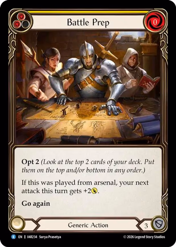 Battle Prep (Yellow) - Rare (IAR234)