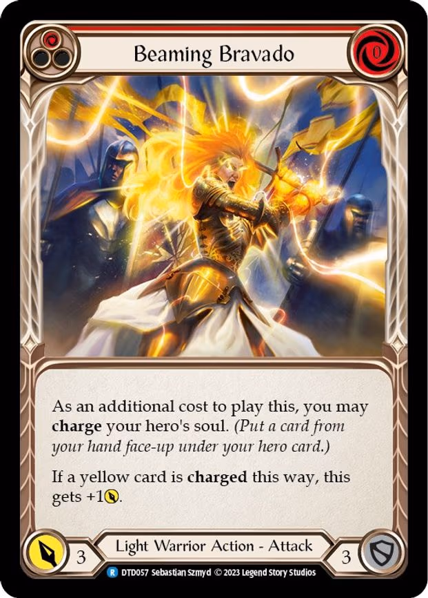 Beaming Bravado (Red)