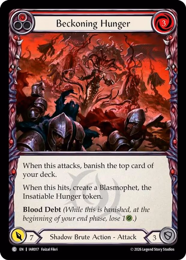 Beckoning Hunger (Red)