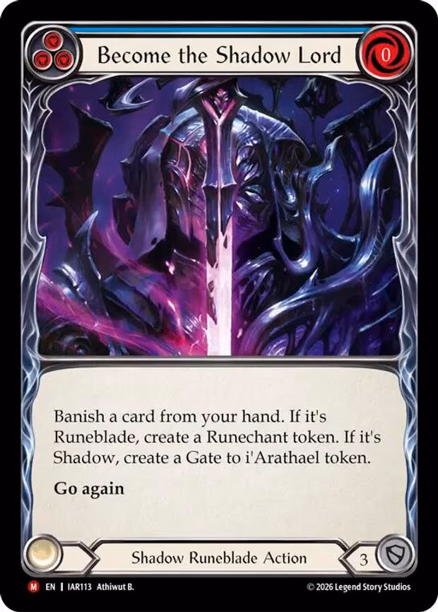 Become the Shadow Lord (Blue)