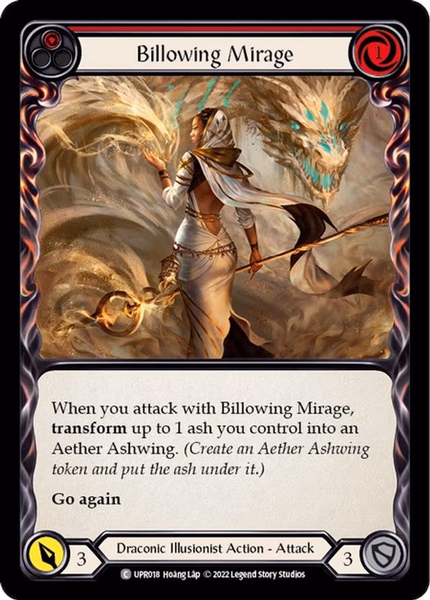 Billowing Mirage (Red)