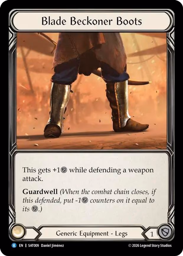 Blade Beckoner Boots - Rare (SAT009)