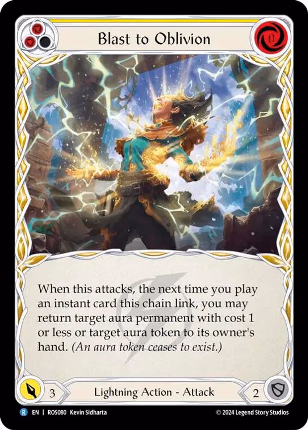 Blast to Oblivion (Yellow) - Rare (ROS080)