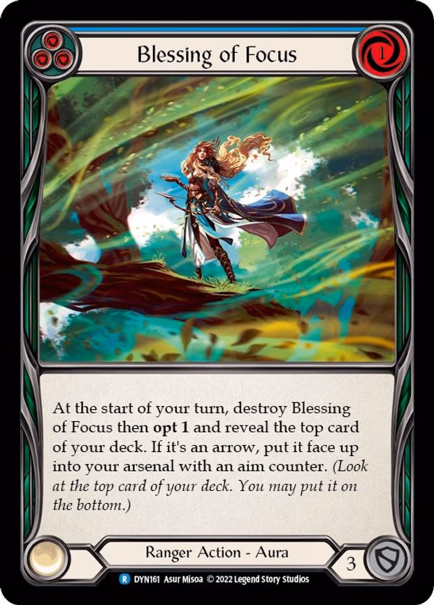 Blessing of Focus (Blue)