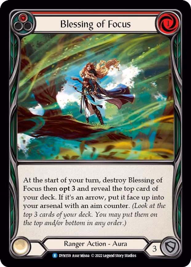 Blessing of Focus (Red)