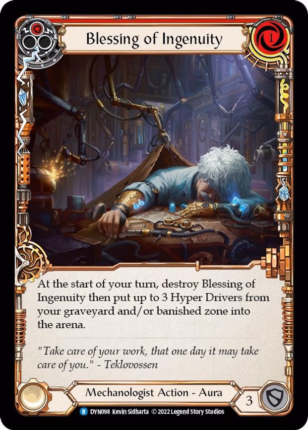 Blessing of Ingenuity (Red) - Rare (DYN098)