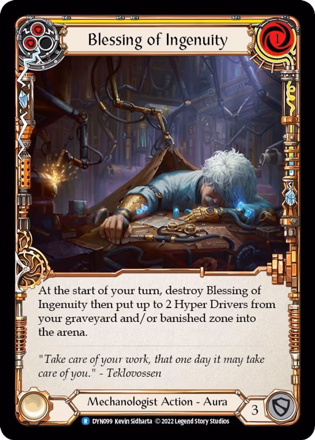 Blessing of Ingenuity (Yellow) - Rare (DYN099)