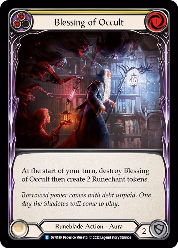 Blessing of Occult (Yellow) - Rare (DYN180)
