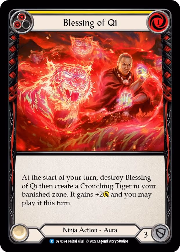 Blessing of Qi (Yellow) - Rare (DYN054)