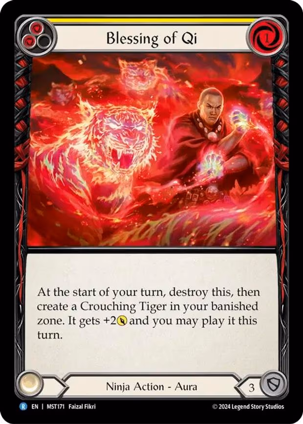 Blessing of Qi (Yellow) - Rare (MST171)