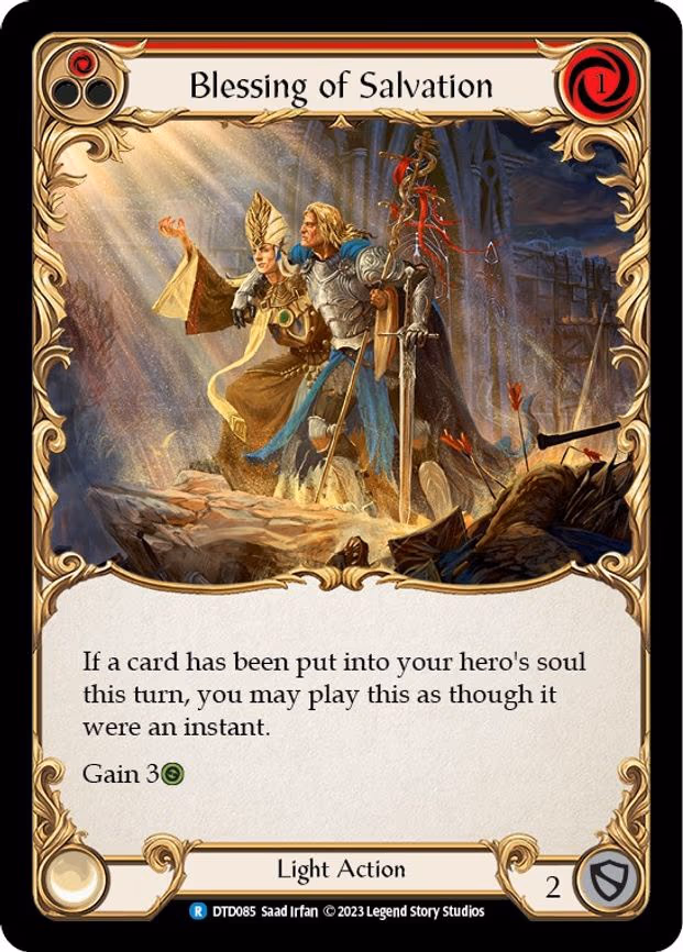 Blessing of Salvation (Red) - Rare (DTD085)