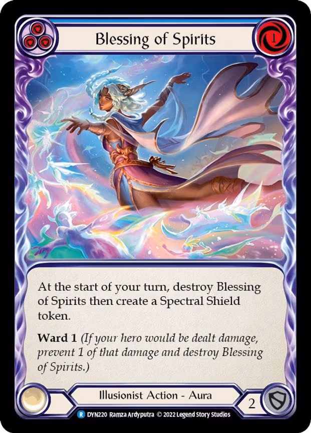Blessing of Spirits (Blue) - Rare (DYN220)