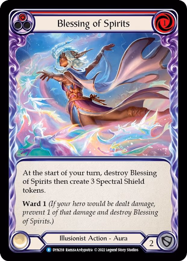 Blessing of Spirits (Red) - Rare (DYN218)