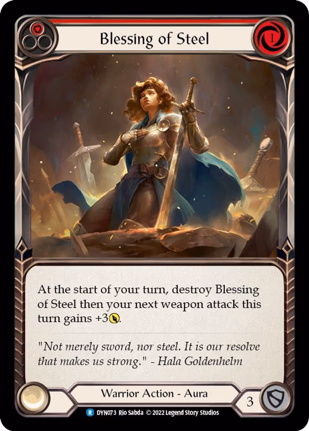 Blessing of Steel (Red) - Rare (DYN073)