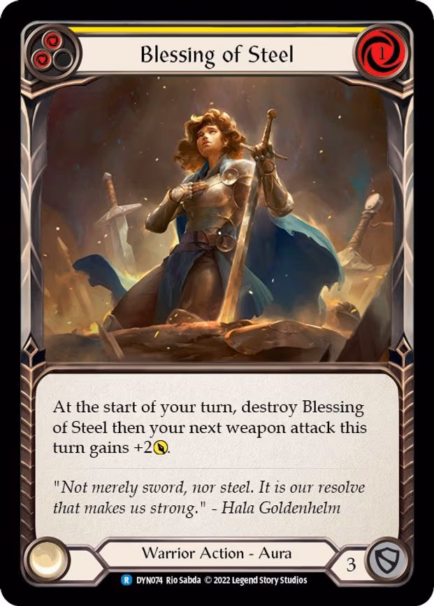 Blessing of Steel (Yellow) - Rare (DYN074)