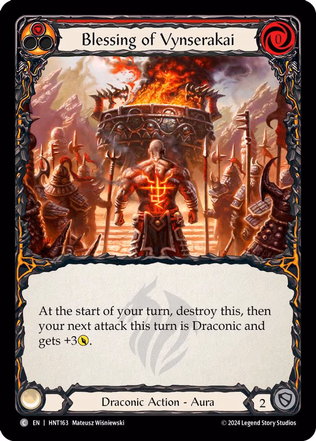 Blessing of Vynserakai (Red) - Common (HNT163)