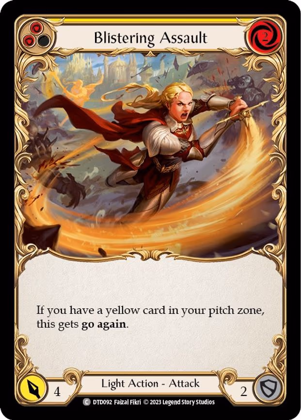 Blistering Assault (Yellow) - Common (DTD092)