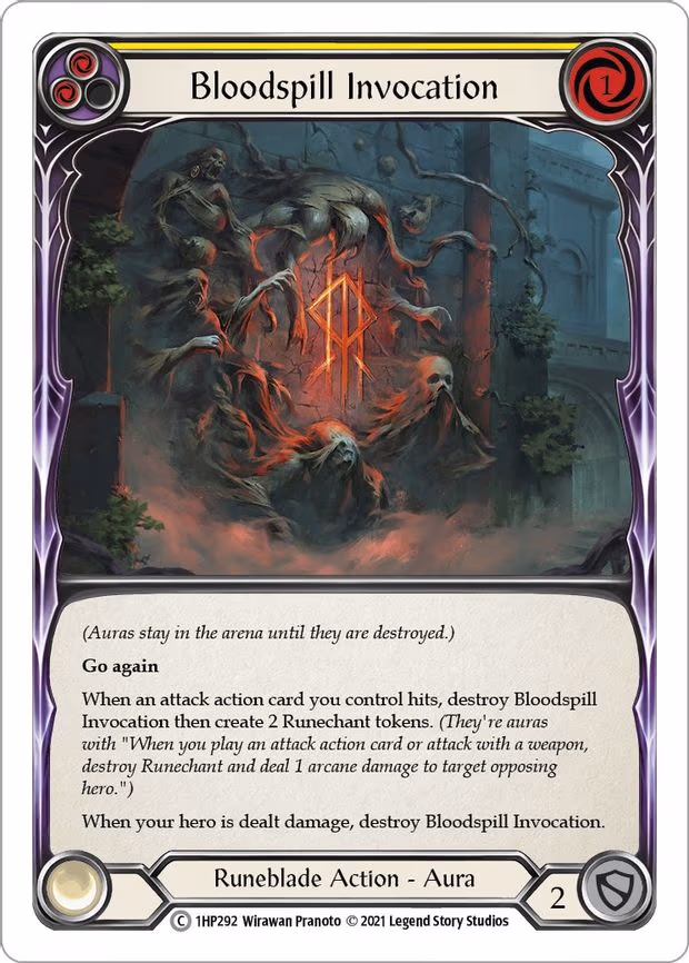 Bloodspill Invocation (Yellow) - Common (1HP292)