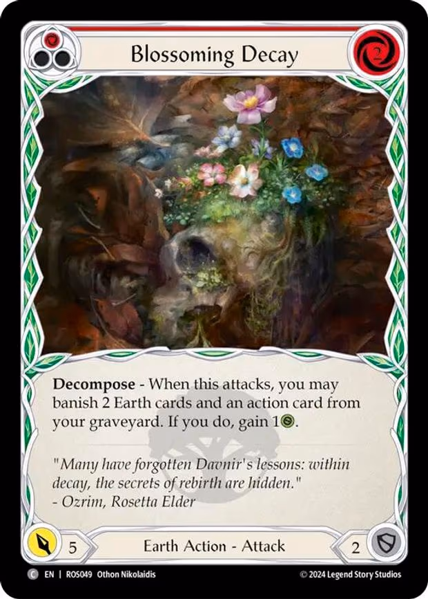 Blossoming Decay (Red)