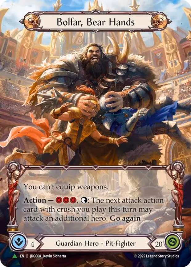 Bolfar, Bear Hands (Marvel) - Promo (JDG068)