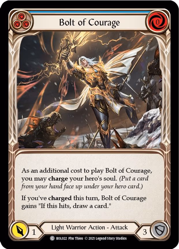 Bolt of Courage (Blue)