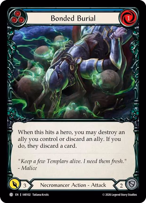 Bonded Burial (Blue) - Common (IAR102)