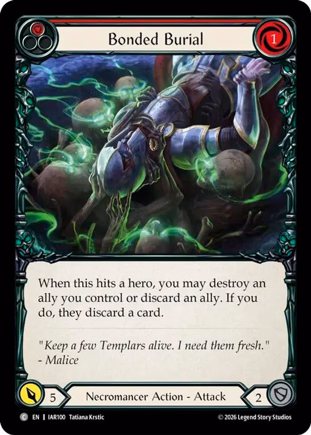 Bonded Burial (Red) - Common (IAR100)