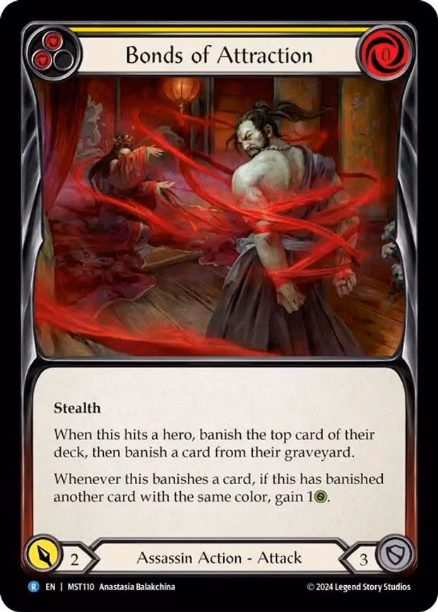 Bonds of Attraction (Yellow) - Rare (MST110)