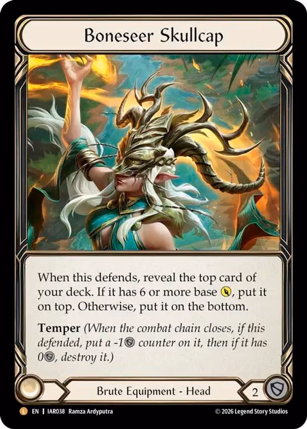 Boneseer Skullcap - Legendary (IAR038)