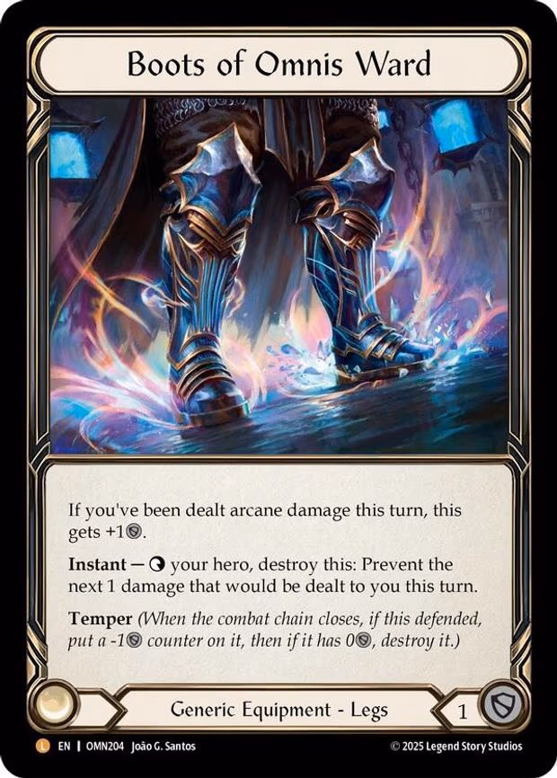 Boots of Omnis Ward - Legendary (OMN204)