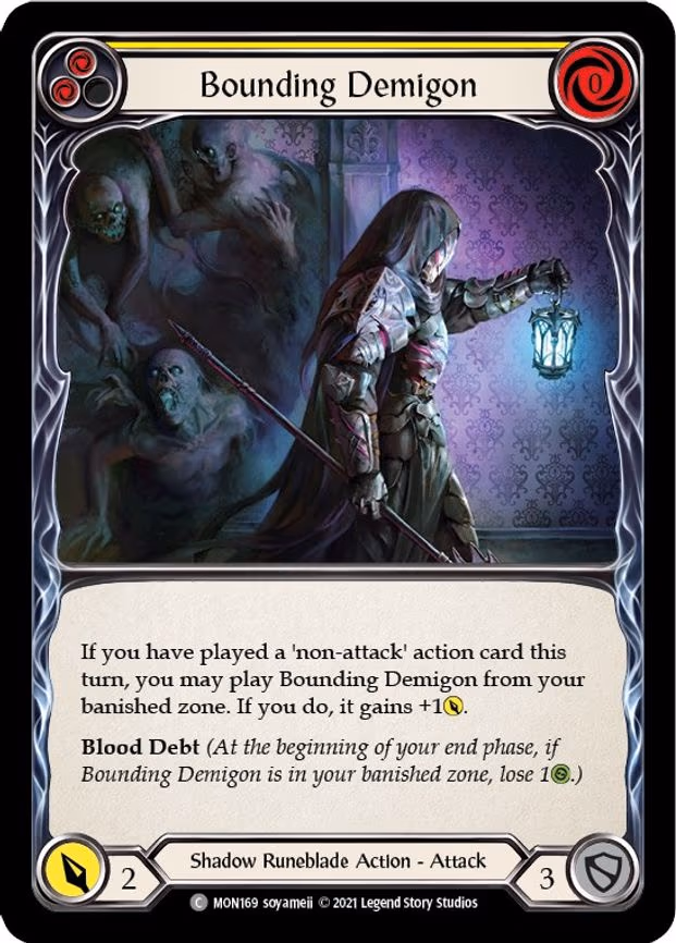 Bounding Demigon (Yellow) - Common (MON169)