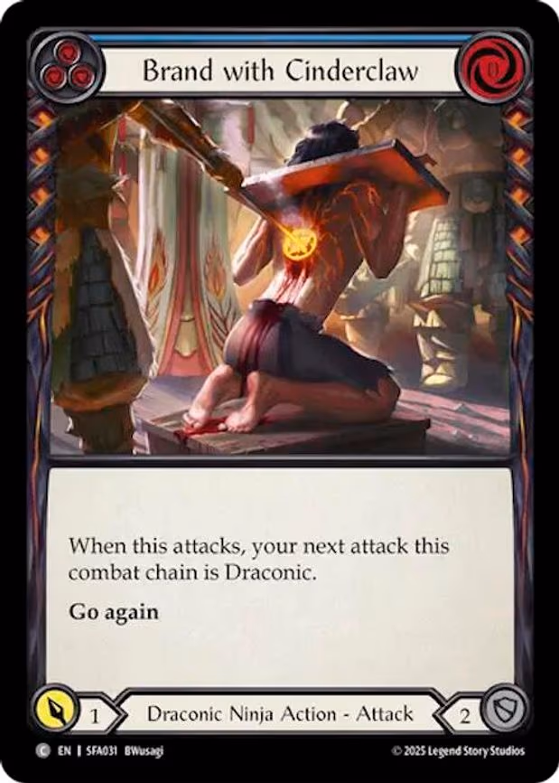 Brand with Cinderclaw (Blue)
