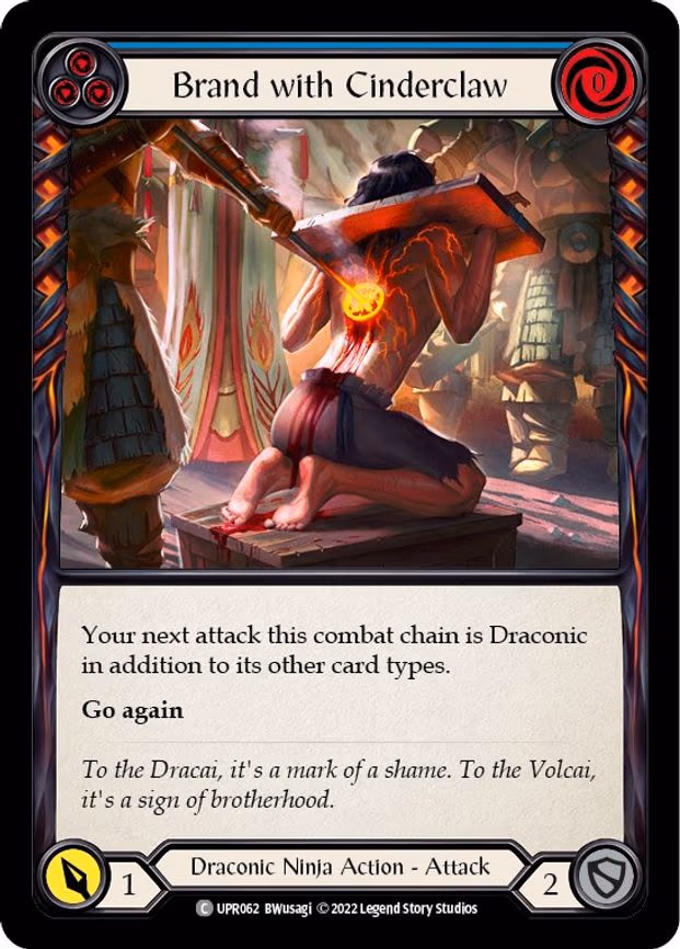 Brand with Cinderclaw (Blue)