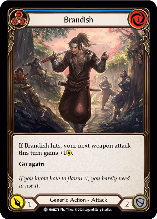 Brandish (Blue) - Common (MON271)