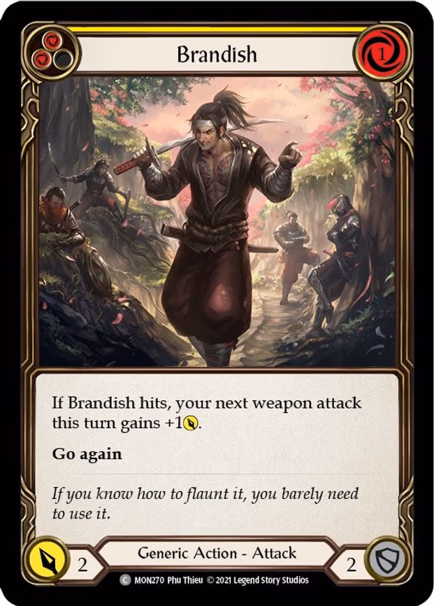 Brandish (Yellow) - Common (MON270)