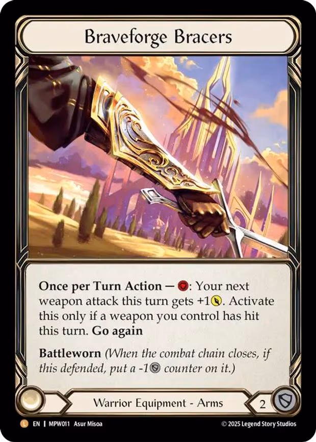 Braveforge Bracers - Legendary (MPW011)