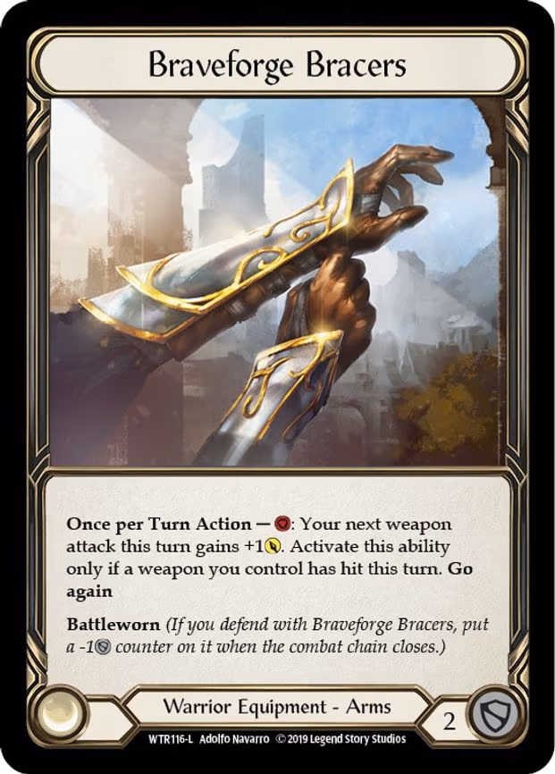 Braveforge Bracers - Legendary (WTR116)