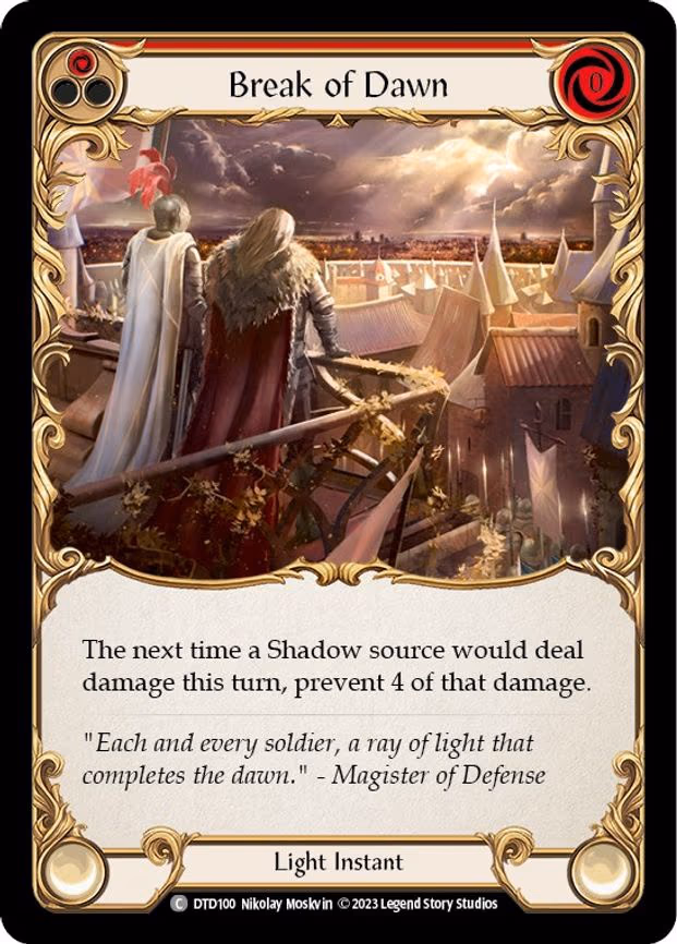 Break of Dawn (Red) - Common (DTD100)
