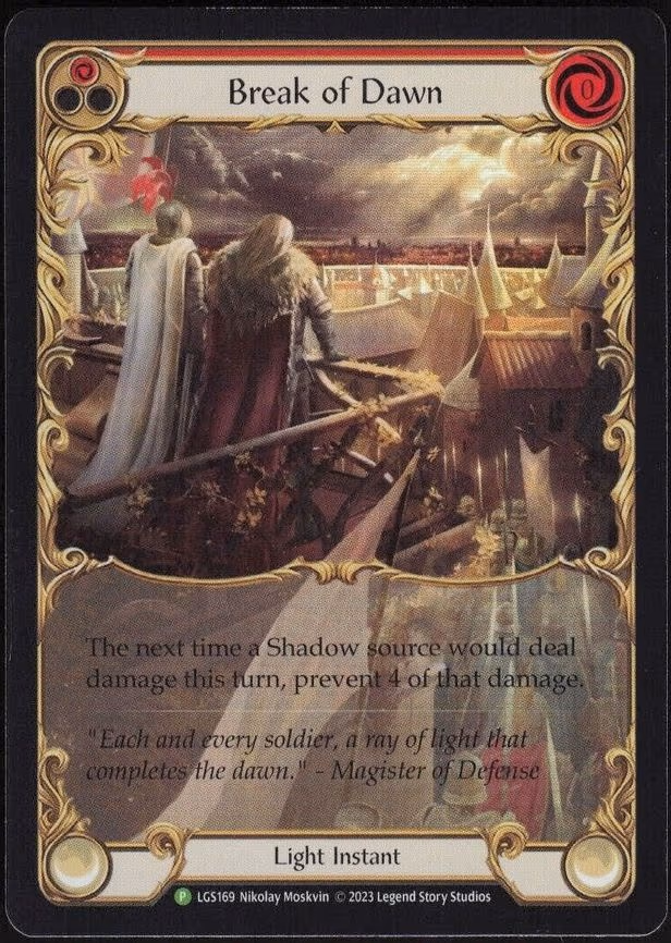 Break of Dawn (Red) - Promo (LGS169)