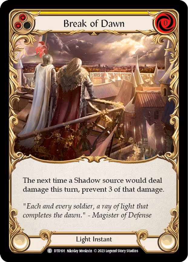 Break of Dawn (Yellow) - Common (DTD101)