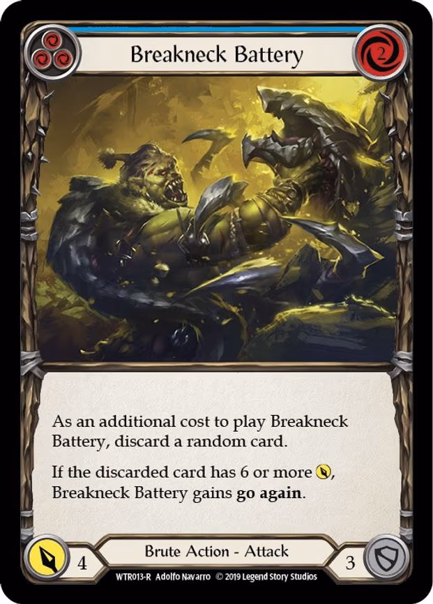 Breakneck Battery (Blue) - Rare (WTR013)