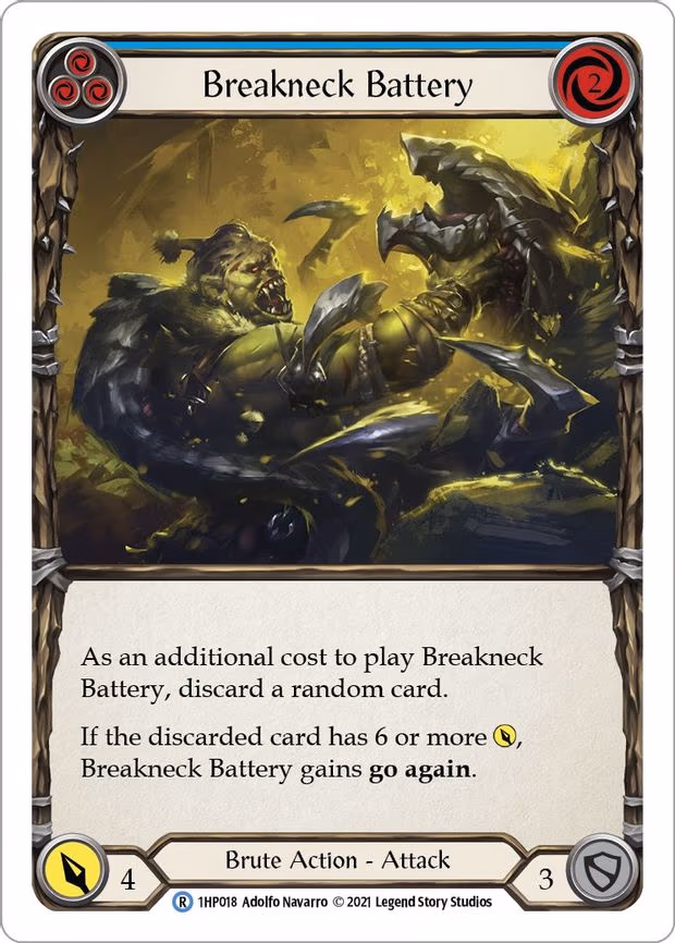 Breakneck Battery (Blue) - Rare (1HP018)