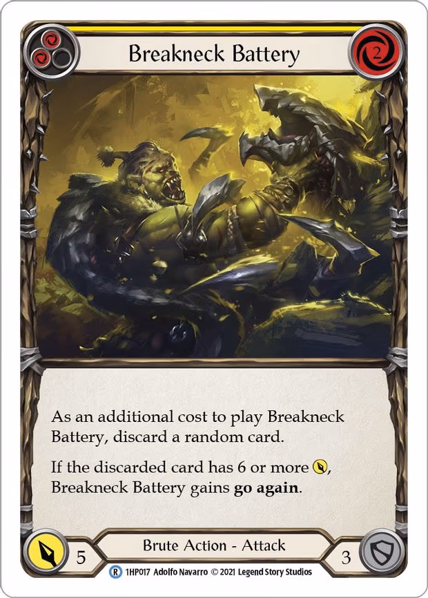Breakneck Battery (Yellow) - Rare (1HP017)