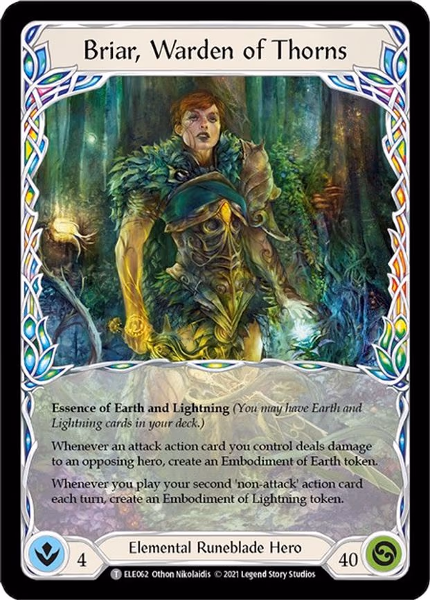 Briar, Warden of Thorns // Titan's Fist - Token (ELE062 // ELE202)