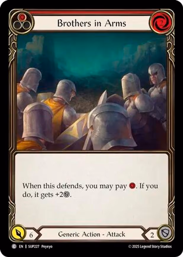 Brothers in Arms (Red) - Common (SUP227)